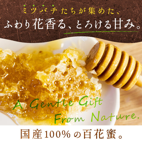 国産 はちみつ 純粋 無添加 百花蜜 花束はちみつ 130g 蜂蜜 パウチ 山間採蜜 国産100％